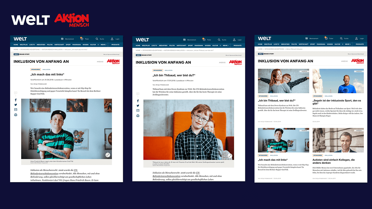Aktion.Mensch-Werbemittel